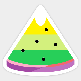 juicy watermelon ripe Sticker